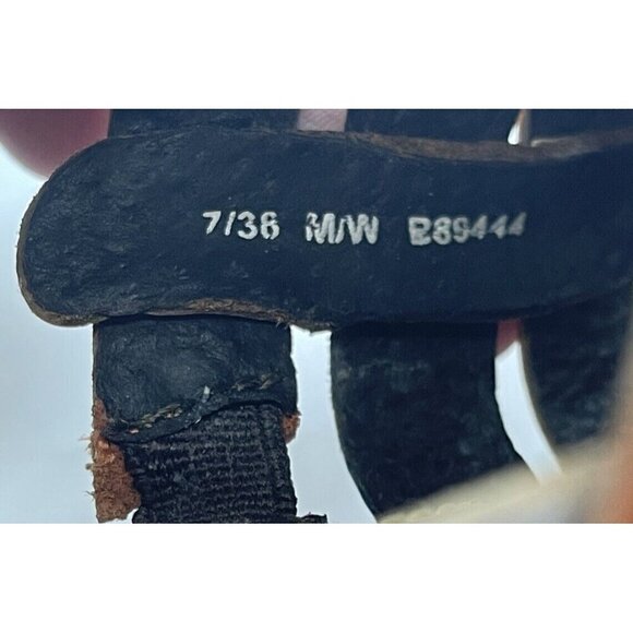 Born LoLo Women's Slide Sandals Brick Multi-Color Distressed Leather Sz 7US 38EU - Picture 8 of 8